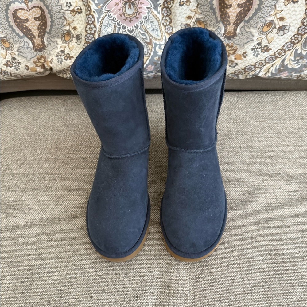 UGG Blue Shearling Boots